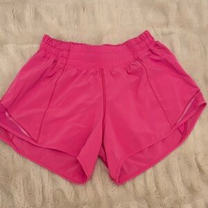 Lululemon Athletica Bright Pink Athletic Shorts